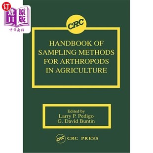 海外直订Handbook Agriculture Methods for Sampling Arthropods 农业节肢动物取样方法手册