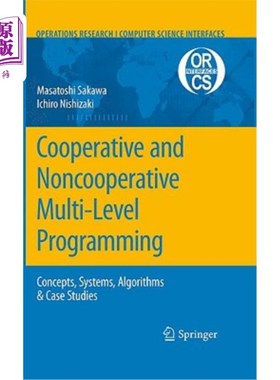 海外直订Cooperative and Noncooperative Multi-Level Programming 合作与非合作多级规划