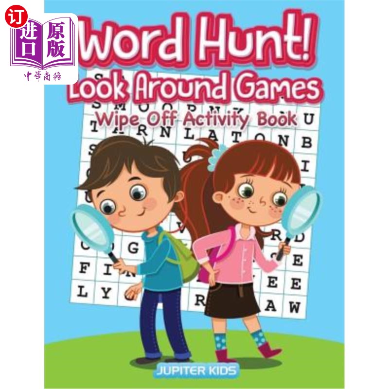 海外直订Word Hunt! Look Around Games: Wipe Off Activity Book / Hidden PICS 寻觅!环顾游戏:清除活动手册/隐藏图片