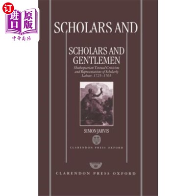 海外直订Scholars and Gentlemen 学者先生们