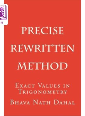 海外直订Precise- Rewritten: Exact Values in Trigonometry 精确-重写:三角函数中的精确值