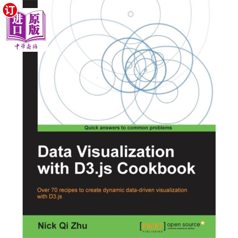 海外直订Data Visualization with D3.js Cookbook 数据可视化与D3.js食谱