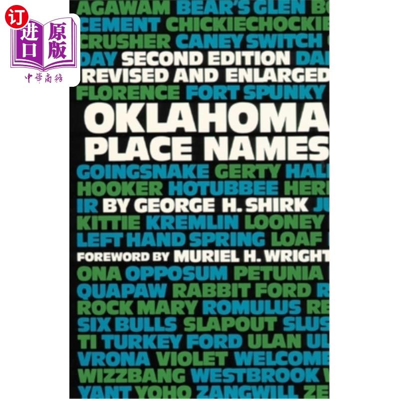 海外直订oklahoma place names 俄克拉何马州的地名