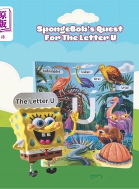 海外直订SpongeBob's Quest for the Letter U 海绵宝宝对字母U的探索