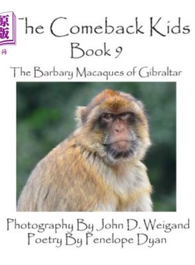 海外直订The Comeback Kids -- Book 9 -- The Barbary Macaques of Gibraltar 回归的孩子——第九册——直布罗陀的巴巴里猕