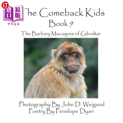 海外直订The Comeback Kids -- Book 9 -- The Barbary Macaques of Gibraltar 回归的孩子——第九册——直布罗陀的巴巴里猕