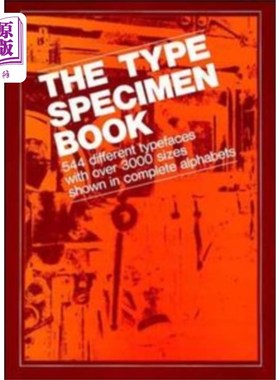 海外直订Type Specimen Book: 544 Different Typefaces wi 字体样本册:544种不同字体