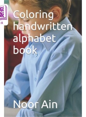 海外直订Coloring alphabets handwritten 给手写字母上色