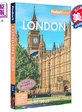 福多尔旅游指南 伦敦 2025 全彩 英文原版 Fodors London 2025 Fodors Travel Guides【中商原版】