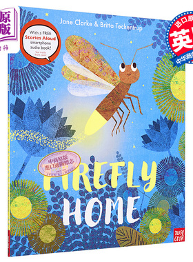 Firefly Home 萤火虫 Britta Teckentrup 英文原版 进口图书 儿童绘本 动物故事图画书 2-5岁 Nosy Crow出版【中商原版】