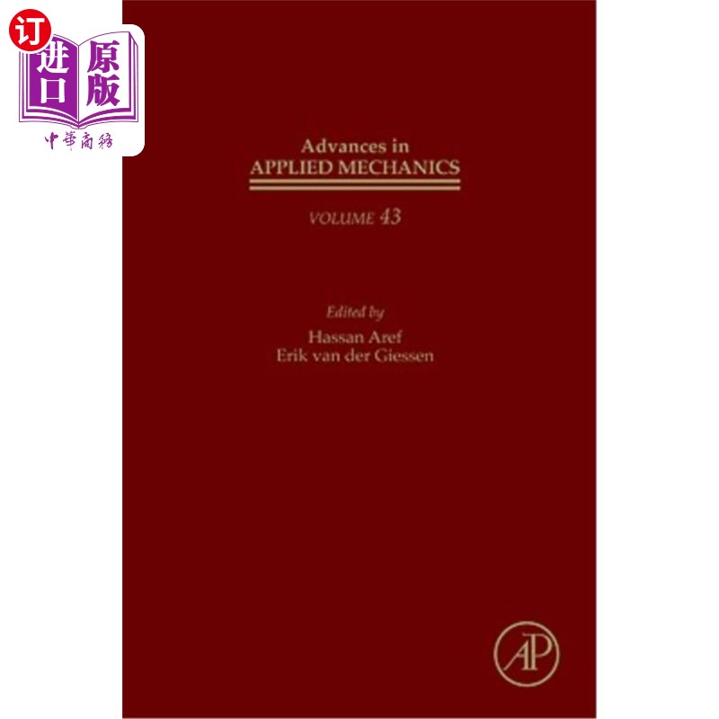 海外直订Advances in Applied Mechanics: Volume 43应用力学进展，43