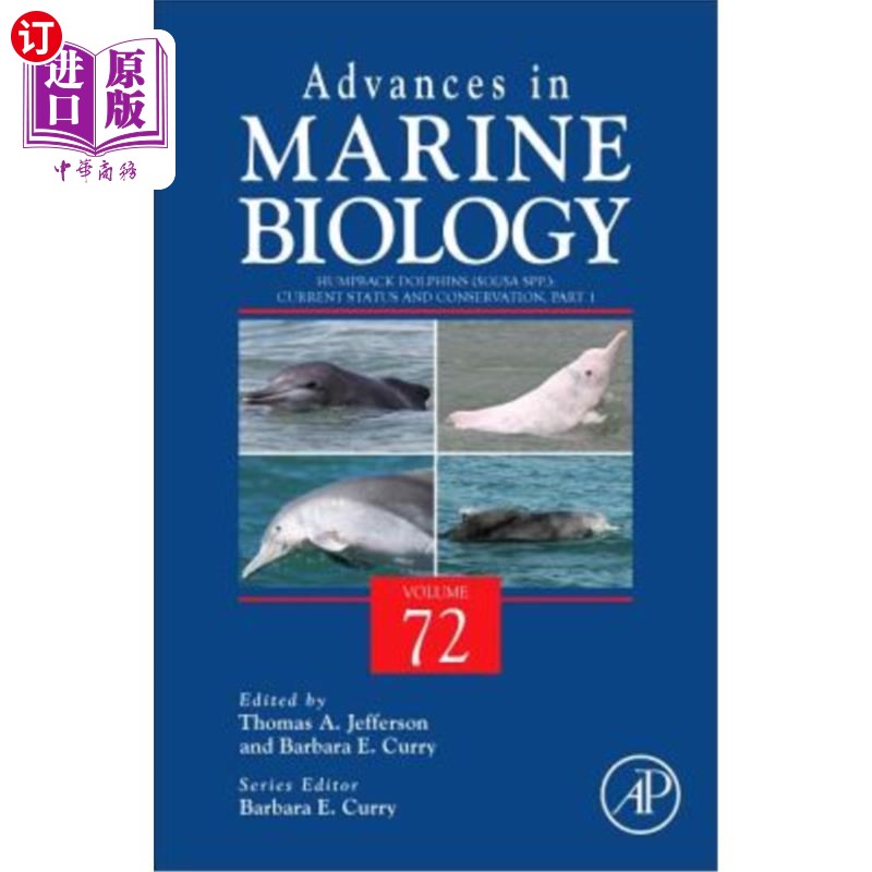 海外直订Humpback Dolphins (Sousa Spp.): Current Status and Conservation, Part 1 驼背海豚：现状与保护，第一部分