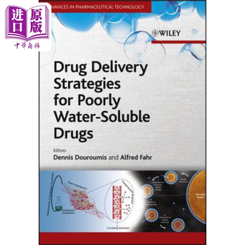 现货低水溶性药物的给药策略 Drug Delivery Strategies For Poorly Water-Soluble Drugs Dennis Douroumis英文原版中商原版