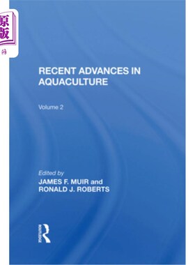 海外直订Recent Advances in Aquaculture: Volume 2 水产养殖的最新进展:第2卷
