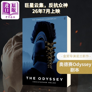 预售 诺兰电影周边 诺兰奥德赛电影剧本书 The Odyssey 英文原版 Christopher Nolan 奥斯卡获奖导演诺兰奥德赛电影周边奥德赛书