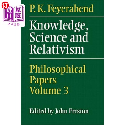 海外直订Knowledge, Science and Relativism 知识，科学和相对主义