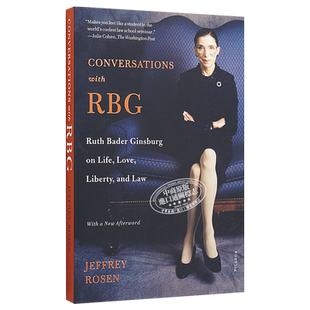 金斯伯格访谈录 RBG 给未来世代的声音 Conversations with RBG 英文原版 Jeffrey Rosen Ruth B Ginsburg