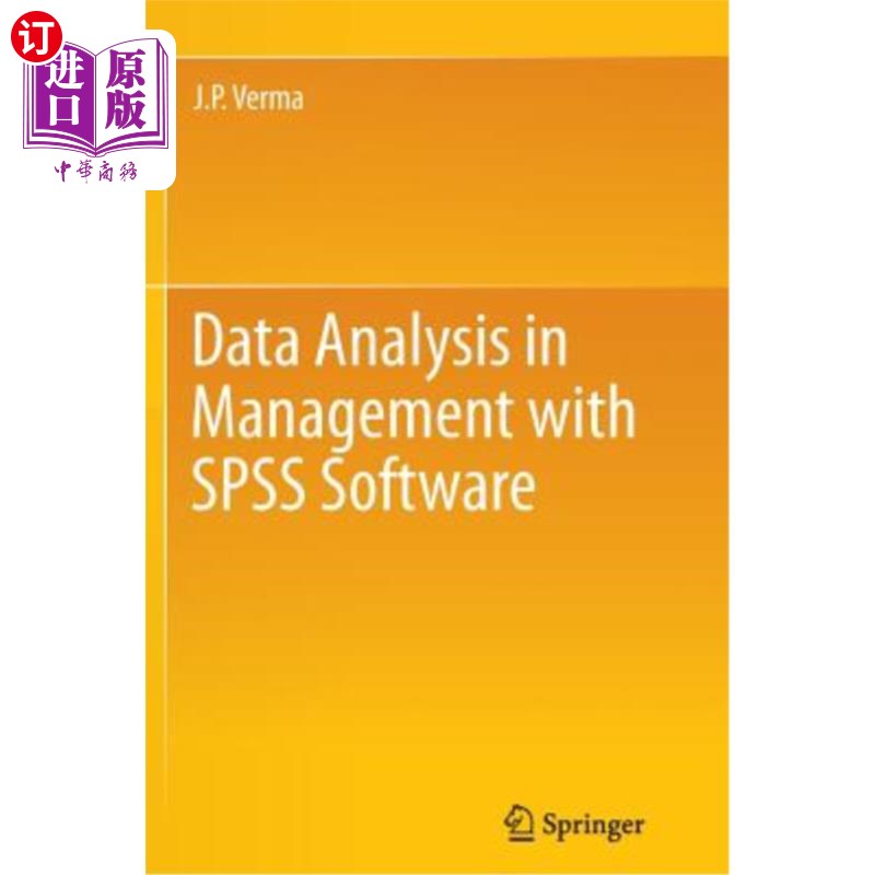 海外直订Data Analysis in Management with SPSS Software 运用SPSS软件进行数据分析