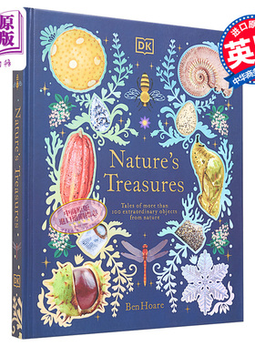 DK典藏博物馆 大自然的宝藏 Nature's Treasures 英文原版 DK博物大百科 DK儿童百科全书 英文原版书籍全彩绘本精装收藏版图?