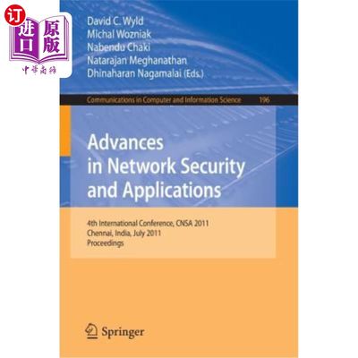海外直订Advances in Network Security and Applications: 4th International Conference, CNS 安全和应用的进展：第四