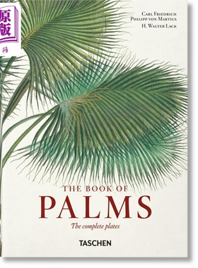 预售 Martius. The Book of Palms 进口艺术 马修斯：棕榈书 40周年纪念版 Taschen【中商原版】