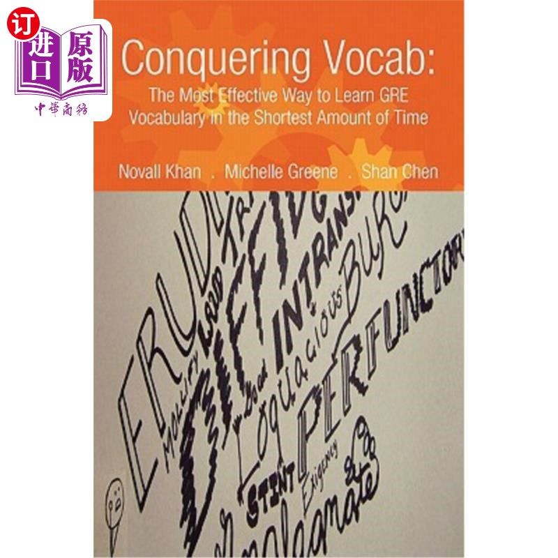 海外直订conquering vocab: the most effective way to learn gre