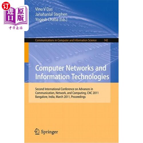 海外直订Computer Networks and Information Technologies 计算机和信息技术