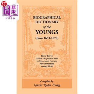 The Under Juri 新罕布什爾州斯 海外直訂Biographical From Born 1840年以前 1653 Youngs Towns 1870 the Dictionary