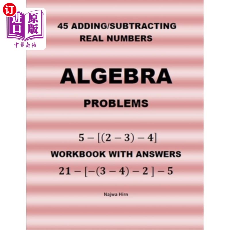海外直订45 Algebra Problems (Adding/Subtracting Real Numbers)