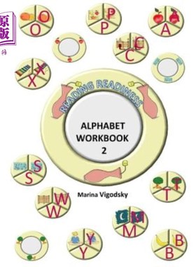 海外直订Reading Readiness Alphabet Workbook 2 阅读准备字母表练习册2