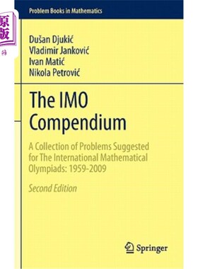 海外直订The Imo Compendium: A Collection of Problems Suggested for the International Mat 国际海事组织简编：为国际数