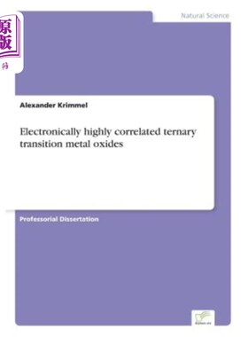 海外直订Electronically highly correlated ternary transition metal oxides