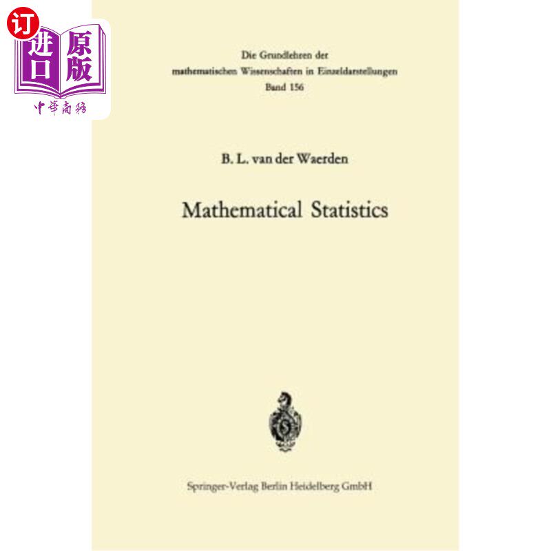 海外直订Mathematical Statistics 数理统计
