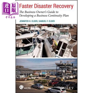 预售 更快的灾难恢复：业主制定业务连续性计划的指南 Faster Disaster Recovery Jennifer Elder 英文原版 中商原版