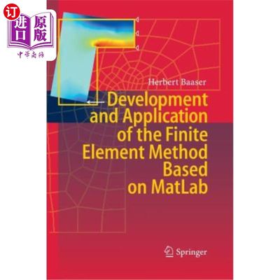 海外直订Development and Application of the Finite Element Method Based on MATLAB 基于MATLAB的有限元法的开发与应用