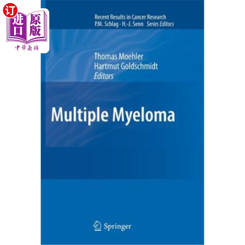 海外直订医药图书Multiple Myeloma 多发性骨髓瘤
