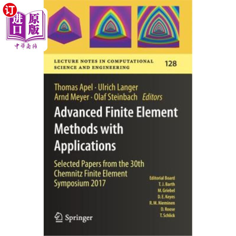 海外直订Advanced Finite Element Methods with Applications: Selected Papers from the 30th 高级有限元方法及其应用：20