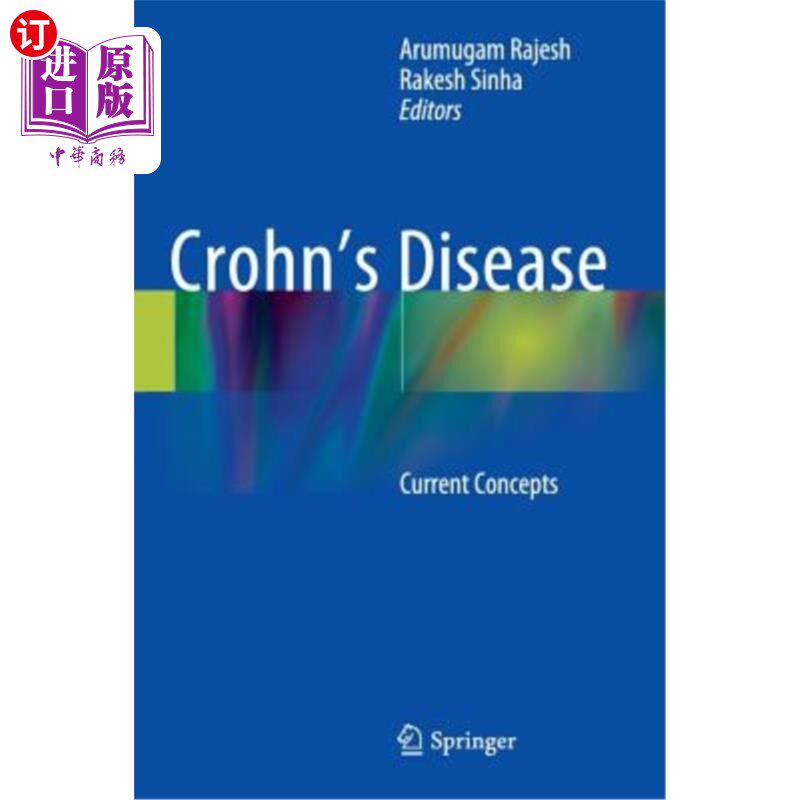 海外直订医药图书Crohn's Disease: Current Concepts 克罗恩病:当前的概念
