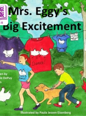 海外直订Mrs. Eggy's Big Excitement 鸡蛋夫人的大兴奋