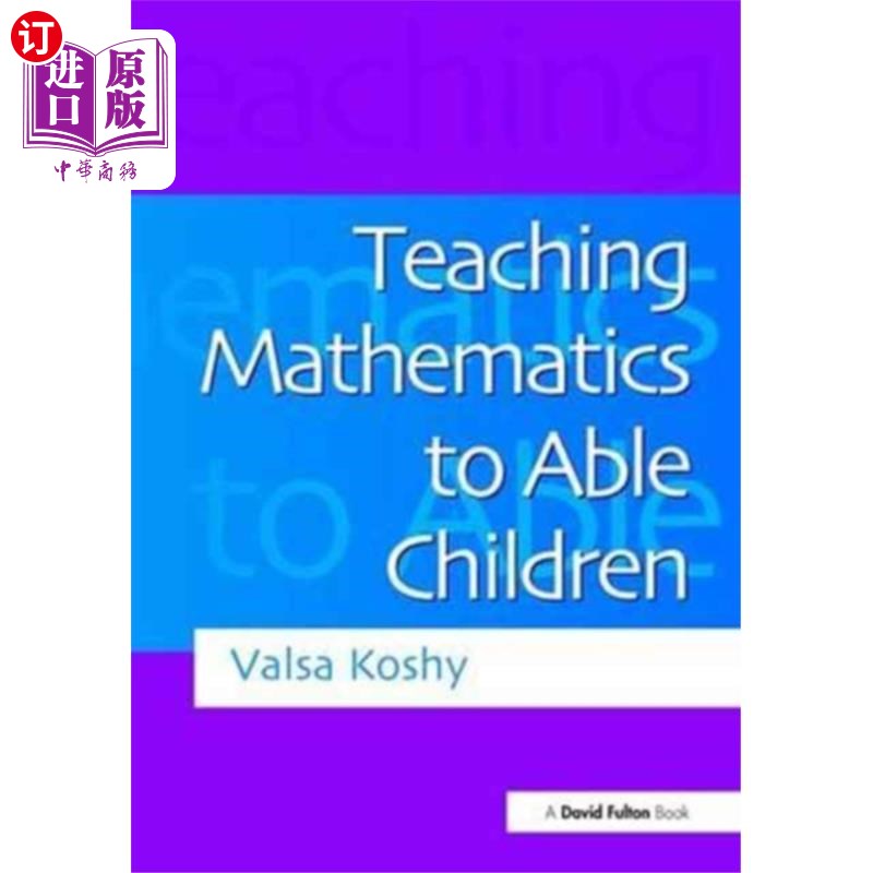 海外直订Teaching Mathematics to Able Children 教有能力的孩子数学