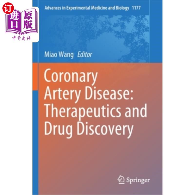 海外直订医药图书Coronary Artery Disease: Therapeutics and Drug Discovery 冠状动脉疾病:治疗和药物发现