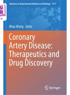 海外直订医药图书Coronary Artery Disease: Therapeutics and Drug Discovery 冠状动脉疾病:治疗和药物发现