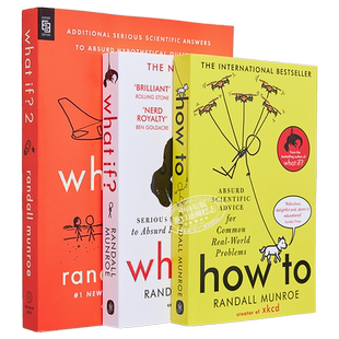 兰德尔 门罗 what if 2 what if how to门罗脑洞问答三部曲 全套3册 英文原版书 兰道尔 那些古怪又让人忧心的问题 中商原版