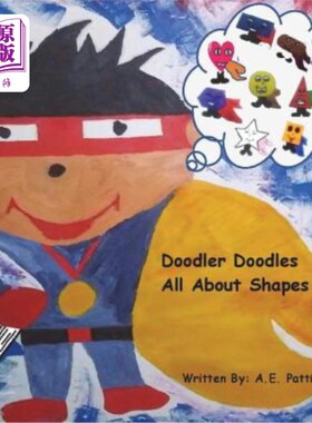 海外直订Doodler Doodles All About Shapes 涂鸦者涂鸦所有关于形状的东西