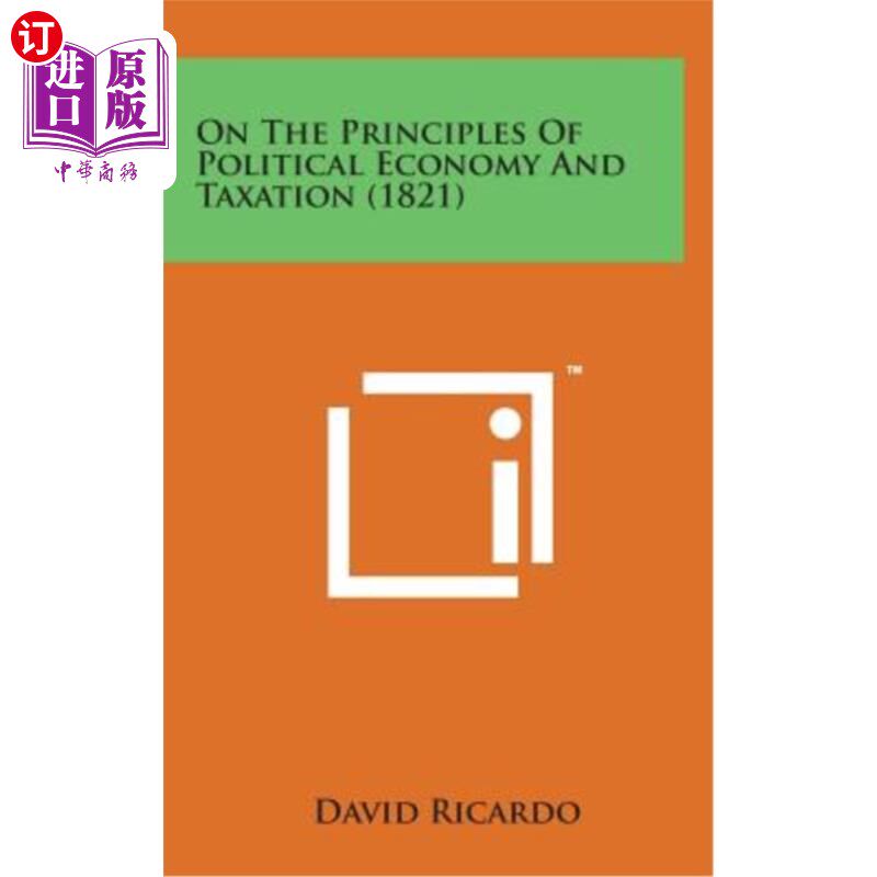 海外直订On the Principles of Political Economy and Taxation (1821) 论政治经济学原理与税收(1821)
