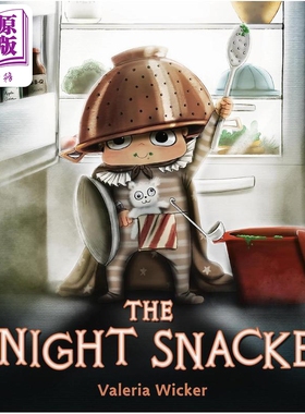 现货 骑士零食店 Valeria Wicker The Knight Snacker 英文原版 儿童绘本 搞笑故事图画书 精装进口儿童读物3-6岁【中商原版】