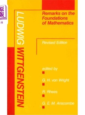 海外直订Remarks on the Foundations of Mathematics, Revised Edition 数学基础评论，修订版