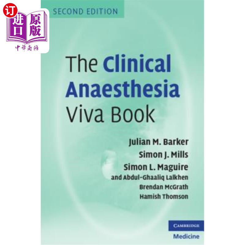 海外直订医药图书The Clinical Anaesthesia Viva Book 临床麻醉活体书