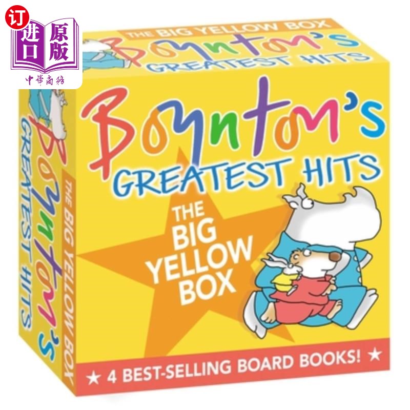 海外直订Boynton's Greatest Hits the Big Yellow Box (Boxed Set): The Going to Bed Book; H 博因顿精选集《大黄盒子》(