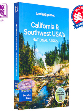 孤独星球 加州和美国西南部 英文原版 Lonely Planet California & Southwest Usa's National Parks 1【中商原版】